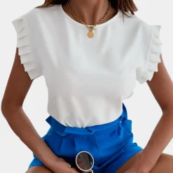 Topjes & Shirts Dames*Trendy damesblouse voor de zomer