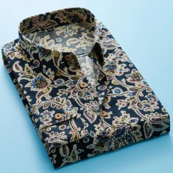 Shirts Heren*Trendy gebloemd zomer overhemd voor heren