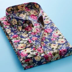 Shirts Heren*Trendy gebloemd zomer overhemd voor heren