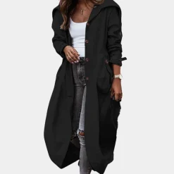 Jassen Dames*Trendy lange damesjas voor de zomer