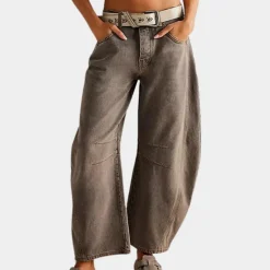 Broeken & Rokken Dames*Trendy wijde zomerjeans voor dames