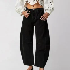 Broeken & Rokken Dames*Trendy wijde zomerjeans voor dames