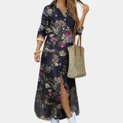 Jurken & Jumpsuits Dames*Trendy zomer bloemenjurk voor dames