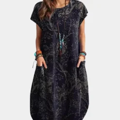 Jurken & Jumpsuits Dames*Trendy zomerse midi-jurk voor dames