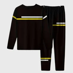 Sets Heren*Tristan - Luchtig zomers trainingspak voor heren Zwart