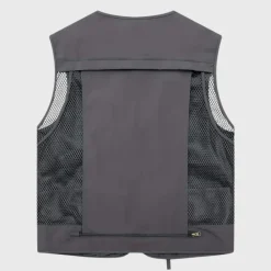 Jassen Heren*Troels - Ademend cargo herenvest met meerdere zakken voor de zomer