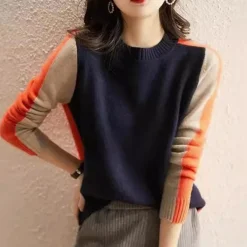 Truien & Vesten Dames*Tunder - Moeiteloze dagelijkse zomertrui voor vrouwen Marineblauw