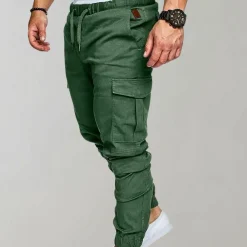 Broeken Heren*Tuomo - Heren casual cargo zomerbroek