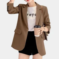 Blazers & Blouses Dames*Ulicia - Chique casual damesblazer voor de zomer