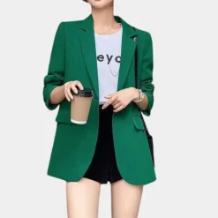 Blazers & Blouses Dames*Ulicia - Chique casual damesblazer voor de zomer