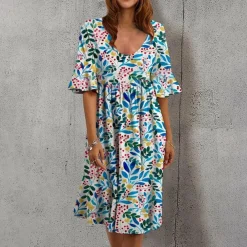 Jurken & Jumpsuits Dames*ULLA - Stijlvolle casual zomerjurk