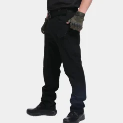 Broeken Heren*Umberto - Lichte cargo herenbroek met meerdere zakken voor de zomer