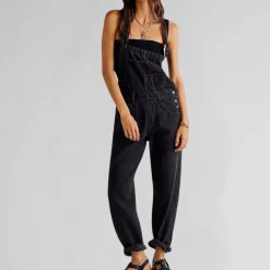 Jurken & Jumpsuits Dames*Valeria - Trendy denim zomeroverall voor dames