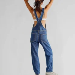 Jurken & Jumpsuits Dames*Valeria - Trendy denim zomeroverall voor dames