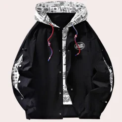 Jassen Heren*Vallois - Trendy heren zomerjas met capuchon