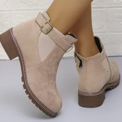 Damesschoenen*Vanya - Trendy Zomerse Enkellaarsjes voor dames