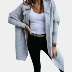 Blazers & Blouses Dames*Velova - Lente/Zomer Damescardigan met capuchon