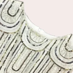 Jurken & Jumpsuits Dames*Veronica - Glamoureuze pailletten zomer mini jurk voor dames