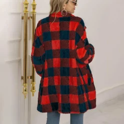 Truien & Vesten Dames*VIALI - Comfortabele geruite zomerjas