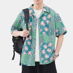 Shirts Heren*Victor - Trendy Hawaii Zomer Shirt voor Mannen