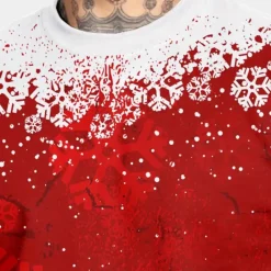 Shirts Heren*VIKTORIO - Modieus Kerstoverhemd voor Heren Rood