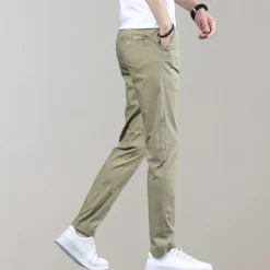 Broeken Heren*Villum - Stretch taille chino broek voor de zomer