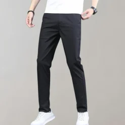 Broeken Heren*Villum - Stretch taille chino broek voor de zomer