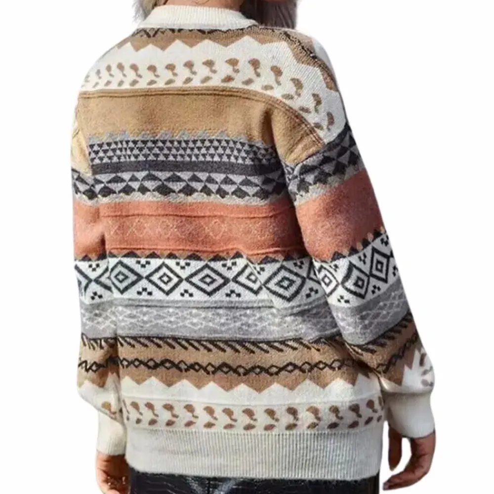 Truien & Vesten Dames*Vintage gestreepte damestrui voor de zomer