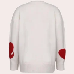 Truien & Vesten Dames*VIRGINIA - Elegante Zomerse Trui voor Dames Wit Rood