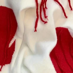 Truien & Vesten Dames*VIRGINIA - Elegante Zomerse Trui voor Dames Wit Rood