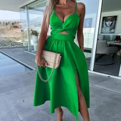 Jurken & Jumpsuits Dames*VITA - Modieuze zomerse midi-jurk