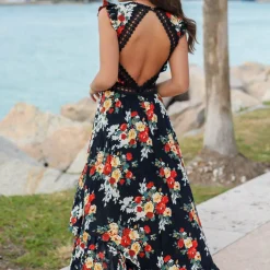 Jurken & Jumpsuits Dames*Viviana - Zomerse Bloemen Jurk