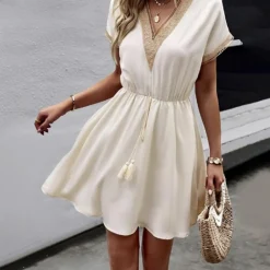 Jurken & Jumpsuits Dames*VIVIEN - Elegante zomer mini jurk