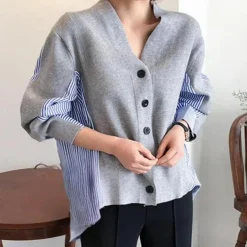 Topjes & Shirts Dames*WALBURGA - Trendy Zomerse Shirt Met Lange Mouwen voor Dames