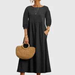 Jurken & Jumpsuits Dames*WEGAHTA - Stijlvolle lange zomerjurk