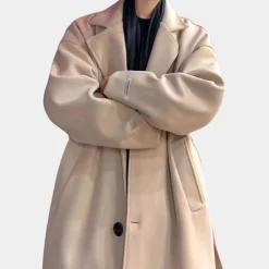 Jassen Heren*Wouter - Klassieke warme trenchcoat voor heren