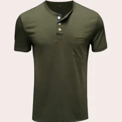 Shirts Heren*Xaver - Stijlvol Zomert-shirt met knoopjes voor heren