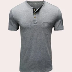 Shirts Heren*Xaver - Stijlvol Zomert-shirt met knoopjes voor heren