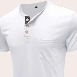 Shirts Heren*Xaver - Stijlvol Zomert-shirt met knoopjes voor heren