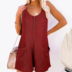 Jurken & Jumpsuits Dames*Xena - Dames Lichtgewicht Lente/Zomer Romper