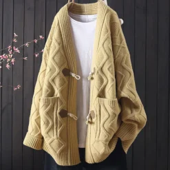 Truien & Vesten Dames*YARINA - Moderne Zomervest voor Dames Khaki