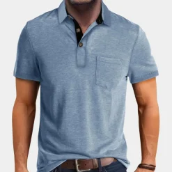 Shirts Heren*Yaroslav - Casual Smart Zomerse Knopen Shirt voor Heren