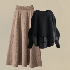 Sets Dames*Ysolde - Stijlvolle gebreide damesset voor de zomer