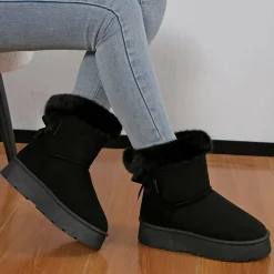 Damesschoenen*ZAARA - Hoge winterlaarzen met dikke zool