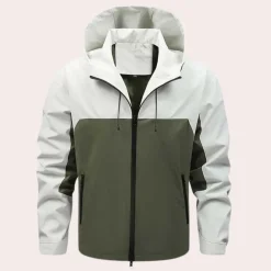 Jassen Heren*Zachary - Casual heren windjack met capuchon voor de zomer
