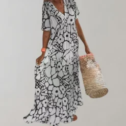 Jurken & Jumpsuits Dames*Zanda - Comfortabel en luchtig zomerjurkje