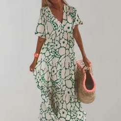 Jurken & Jumpsuits Dames*Zanda - Comfortabel en luchtig zomerjurkje