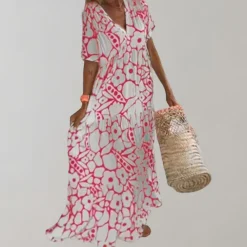 Jurken & Jumpsuits Dames*Zanda - Comfortabel en luchtig zomerjurkje