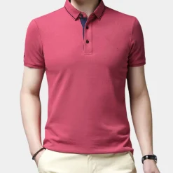 Shirts Heren*Zanda - Zomerse poloshirt met korte mouwen