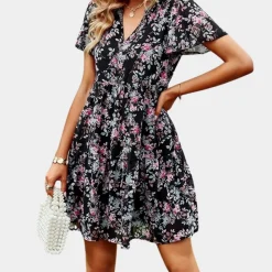 Jurken & Jumpsuits Dames*Zanna - Zomerse gebloemde damesjurk